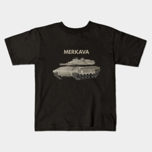 Israeli Tank Merkava Kids T-Shirt